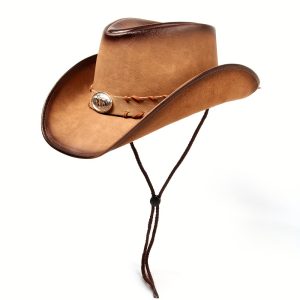 Western Cowboy Hat For Men - Gentleman Western Style For Outdoor Travel